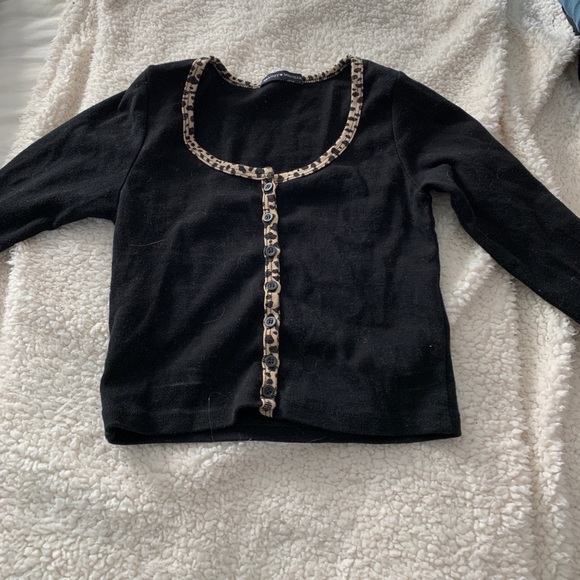 Brandy Melville Tops - Brandy Melville Black long sleeve